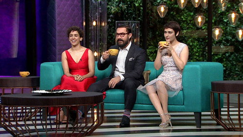 Koffee with Karan Season 5 Episode 7 - Aamir Khan, Fatima Shaikh & Sanya Malhotra