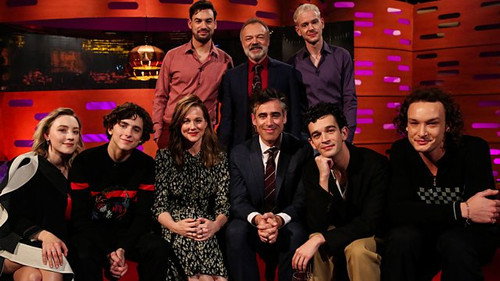 The Graham Norton Show Season 24 Episode 14 - Laura Linney, Saoirse Ronan, Timothée Chalamet, Stephen Mangan, The 1975