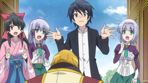 In Another World with My Smartphone Season 1 Episode 2 - First Journey, and Samurai
