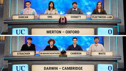 Merton College, Oxford v Darwin College, Cambridge still