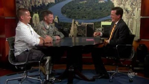 Sen. Jim Webb, Joshua Bleill, Lt. Col. Brent Cummings, John Legend still
