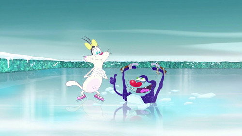 Oggy and the Cockroaches Season 4 Episode 19 - The Ice Rink