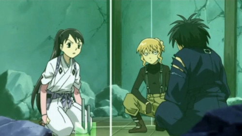 Kekkaishi Season 1 Episode 51 - Yoshimori and Kaguro