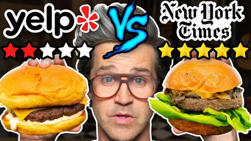 Yelp Review vs. Food Critic Taste Test still