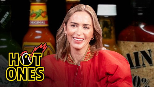 Hot Ones Season 30 Episode 3 - Emily Blunt Is Up to the Challenge While Eating Spicy Wings