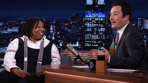 Whoopi Goldberg, Karol G, Dry Cleaning still