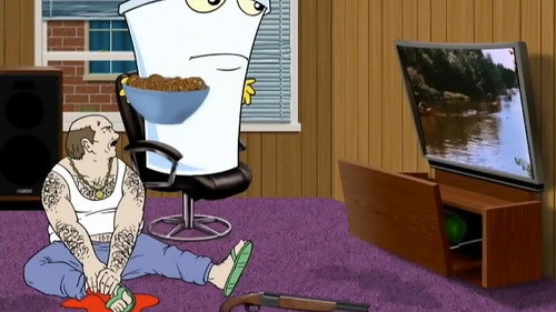 Aqua Teen Hunger Force Season 2 Episode 8 - Super Squatter