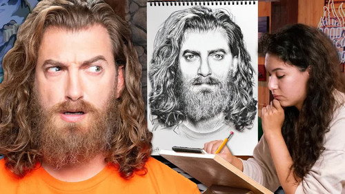 Blind Draw My Face Challenge still