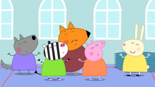 Peppa Pig Season 6 Episode 5 - Miss Rabbit's Relaxation Class