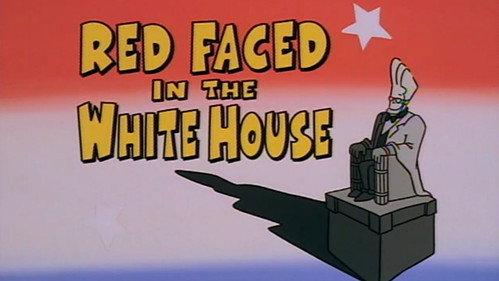 Johnny Bravo Season 1 Episode 32 - Red Faced in the White House