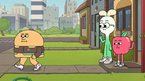 Apple & Onion Season 1 Episode 18 - Burger's Trampoline