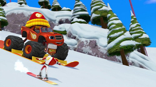 Blaze and the Monster Machines Season 6 Episode 16 - Snow Rescue Blaze