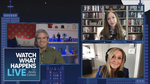Chelsea Clinton & Samantha Bee still