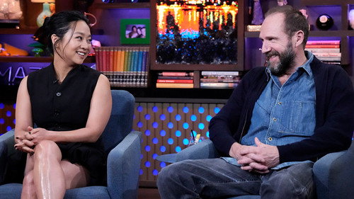 Stephanie Hsu and Ralph Fiennes still