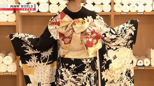 Core Kyoto Season 14 Episode 11 - Kyo-yuzen Kimono: Fine Gold Accents Radiate Elegance