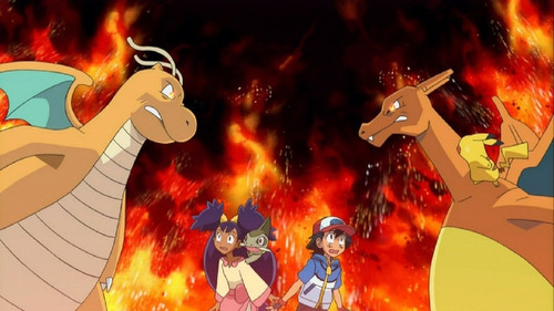 Pokémon Season 16 Episode 19 - The Fires of a Red-Hot Reunion!