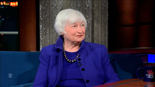 The Late Show with Stephen Colbert Season 8 Episode 44 - Janet Yellen, Rob Delaney