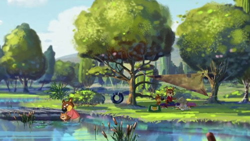 The lake of tranquility still