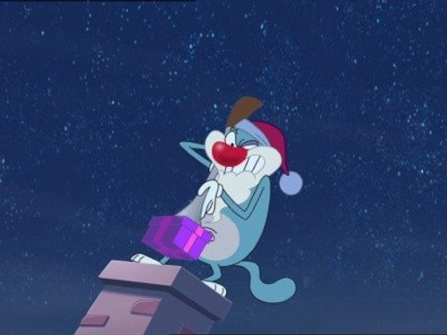 Oggy and the Cockroaches Season 3 Episode 9 - Santa Oggy