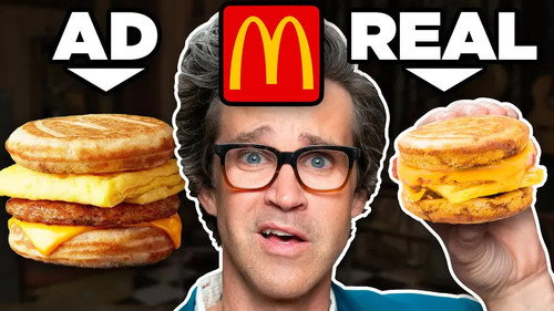 Fast Food Ads vs. Real Life Food (Test) still