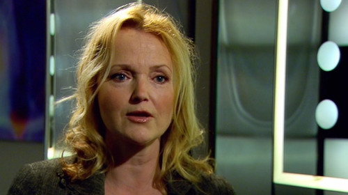 Miranda Richardson at the BBC still