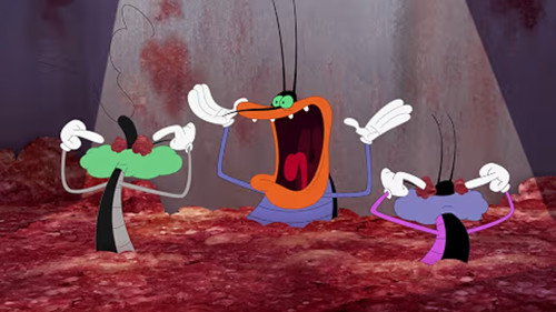 Oggy and the Cockroaches Season 7 Episode 75 - Whose Turn to Do the Dishes?