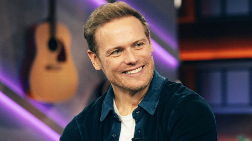 Sam Heughan, Julia Michaels, Charles Esten, Matt Iseman still