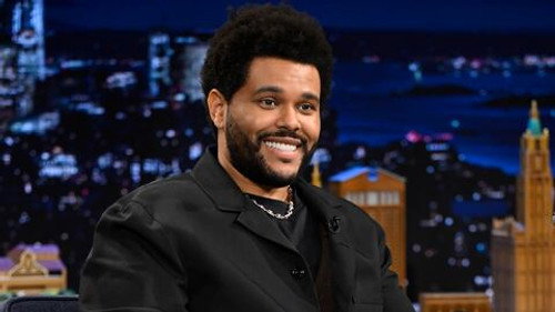 The Weeknd, Young Mazino, Adam Goldstein still