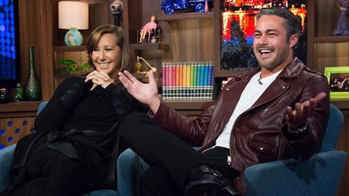 Donna Karan & Taylor Kinney still