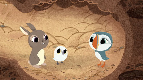 Puffin Rock Season 1 Episode 38 - Flooded Burrow