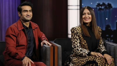 Jimmy Kimmel Live! Season 20 Episode 16 - Salma Hayek and Kumail Nanjiani; Bleachers