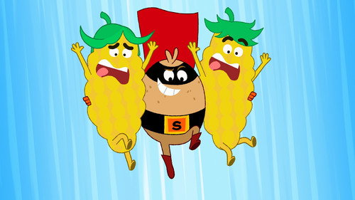 Supertato Season 1 Episode 14 - Evil Pea Takes a Break