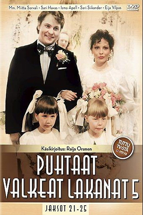 Puhtaat valkeat lakanat poster