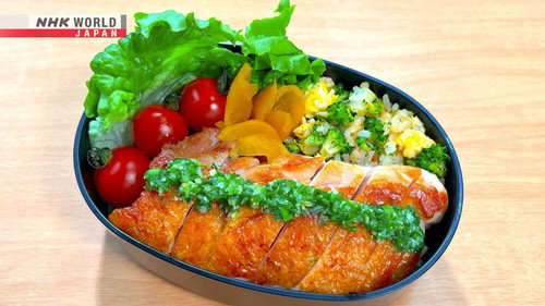 BENTO EXPO Season 8 Episode 5 - Scallion Oil Chicken Bento & Salmon Piccata Bento