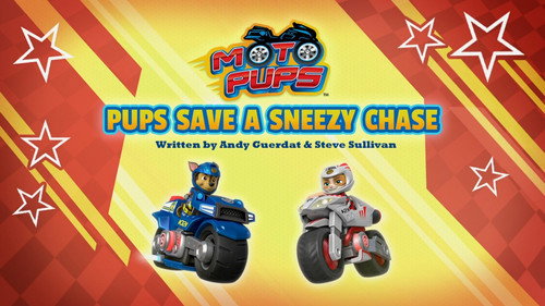 undefined Season 7 Episode 42 - Moto Pup: Pup Save a Sneezy Chase
