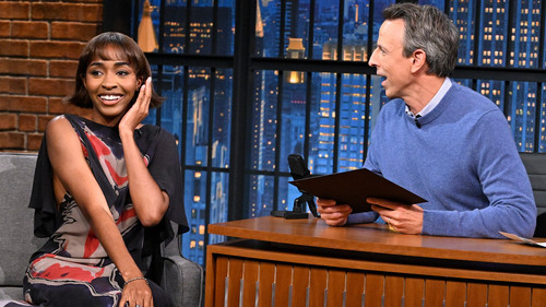 Late Night with Seth Meyers Season 13 Episode 8 - Ayo Edebiri, David Sedaris