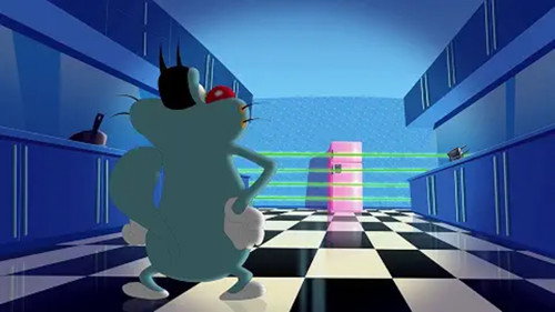 Oggy and the Cockroaches Season 6 Episode 1 - Crackdown on the Fridge