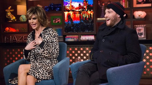 Lisa Rinna & Adam Pally still