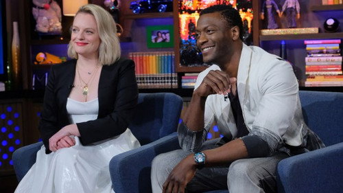Elisabeth Moss & Aldis Hodge still