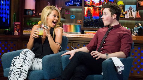 Dina Manzo & Chris Colfer still