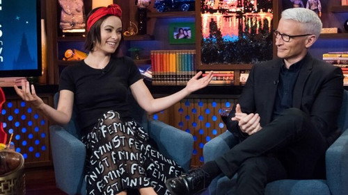 Olivia Wilde & Anderson Cooper still
