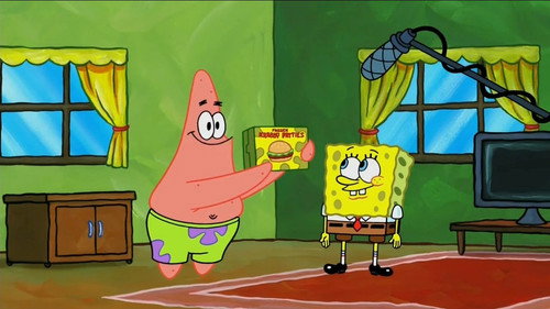 Frozen Krabby Patty still