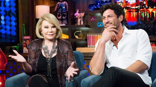 Joan Rivers & Maksim Chmerkovskiy still