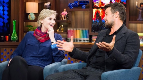Jane Lynch & Josh Duhamel still