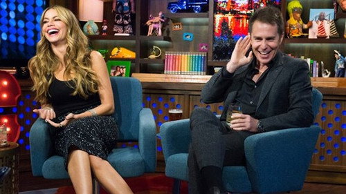 Sofia Vergara & Sam Rockwell still