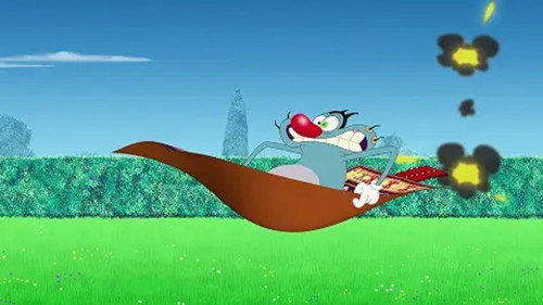 Oggy and the Cockroaches Season 6 Episode 22 - A Crazy Carpet
