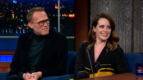 Claire Foy, Paul Bettany, Bright Eyes still