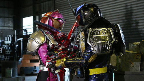 Kamen Rider Gaim Season 1 Episode 17 - Peach Rider, Marika Descends!