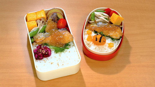 BENTO EXPO Season 7 Episode 3 - Beef and Spicy Mayo Roll Bento & Miso-mayo Sawara Bento