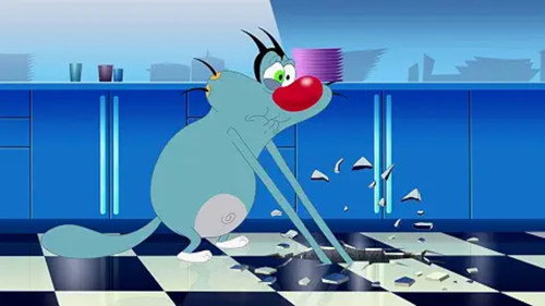 Oggy and the Cockroaches Season 6 Episode 15 - Alone at Last